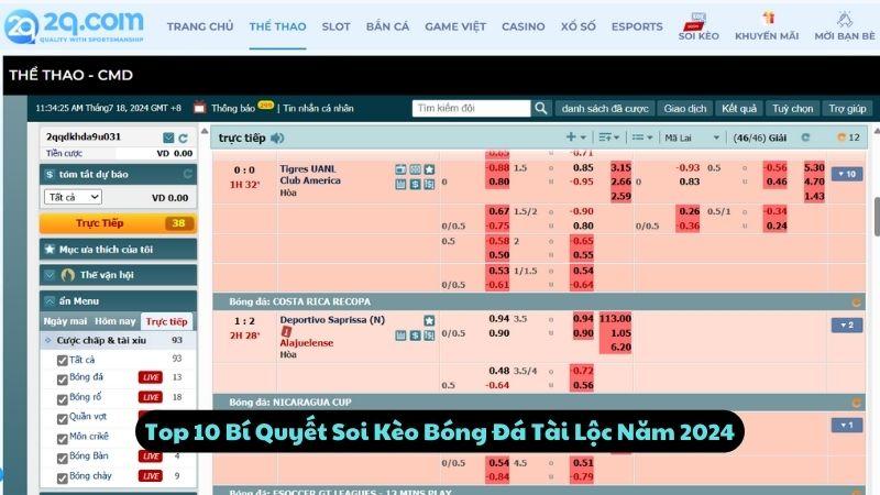 Top 10 Bí Quyết Soi Kèo Bóng Đá Tài Lộc Năm 2024