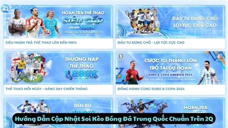 Hướng Dẫn Cập Nhật Soi Kèo Bóng Đá Trung Quốc Chuẩn Trên 2Q