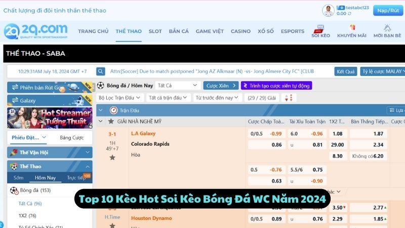 Top 10 Kèo Hot Soi Kèo Bóng Đá WC Năm 2024