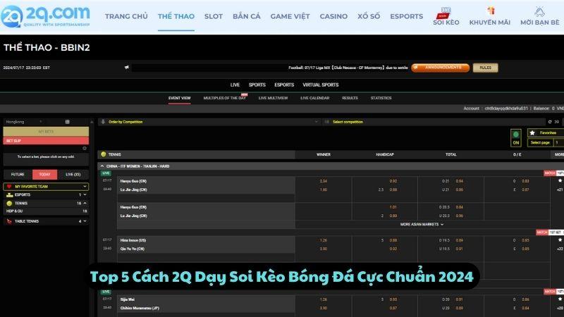 Top 5 Cách 2Q Dạy Soi Kèo Bóng Đá Cực Chuẩn 2024