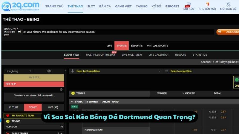 Vì Sao Soi Kèo Bóng Đá Dortmund Quan Trọng?