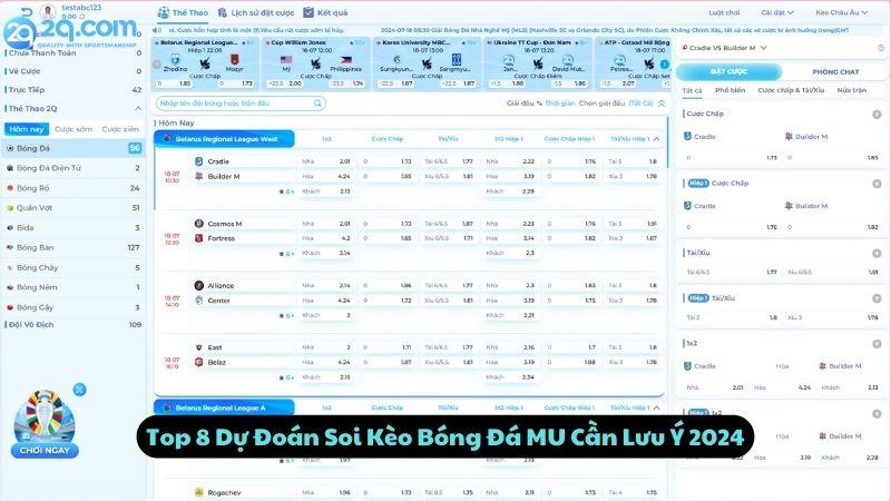 Top 8 Dự Đoán Soi Kèo Bóng Đá MU Cần Lưu Ý 2024