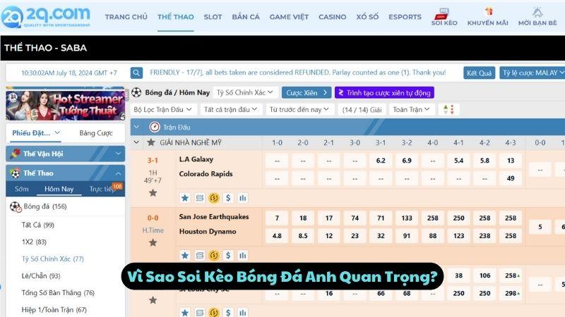 Vì Sao Soi Kèo Bóng Đá Anh Quan Trọng?