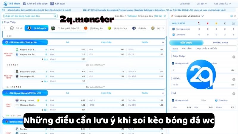 Những điều cần lưu ý khi soi kèo bóng đá wc