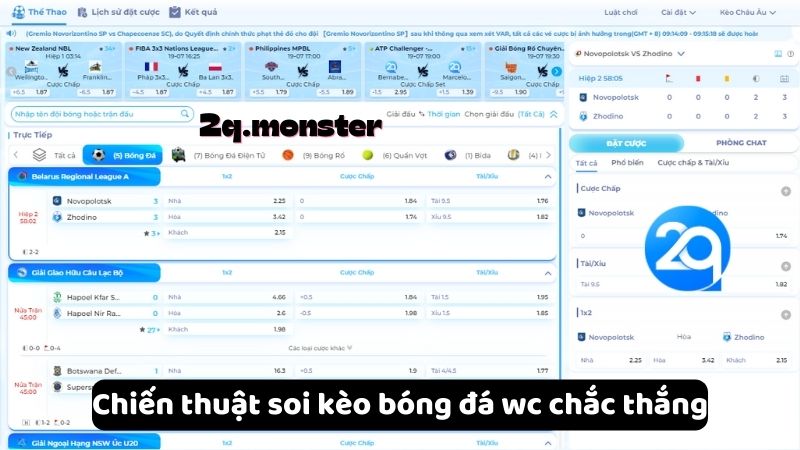 Chiến thuật soi kèo bóng đá wc chắc thắng